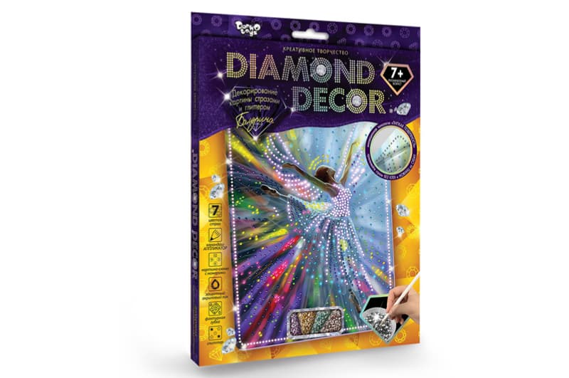 Набір для творчості DD-01-01,02..07,09,10,11 "DIAMOND DECOR" DANKO, фото 3