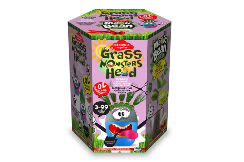 Набір для дослідів GMH-01-01U,02U,03U...08U GRASS MONSTERS HEAD DANKO, фото 3