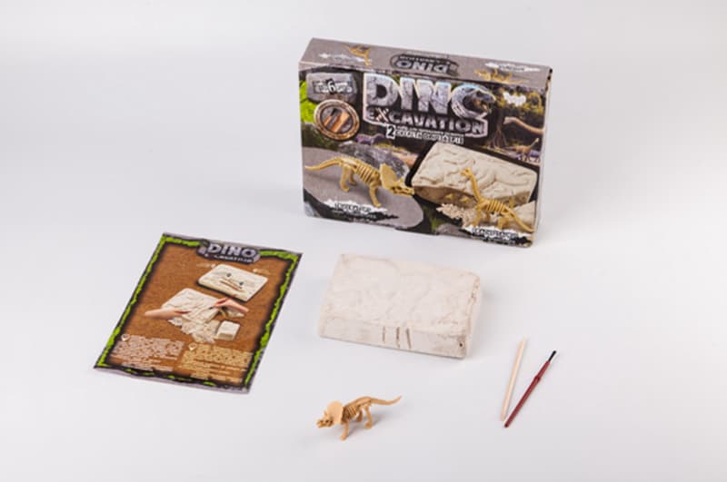 Набір для розкопок DEX-01-04,05,06 "DINO EXCAVATION" динозаври DANKO, фото 4