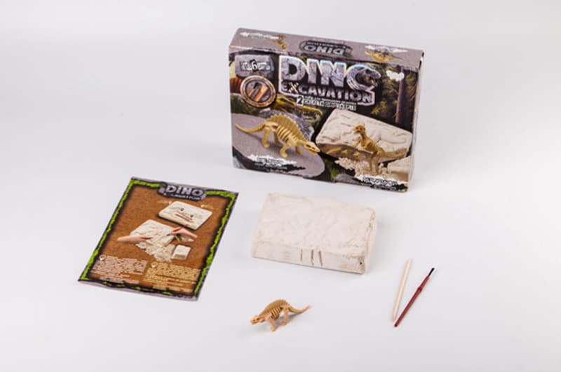 Набір для розкопок DEX-01-04,05,06 "DINO EXCAVATION" динозаври DANKO, фото 3