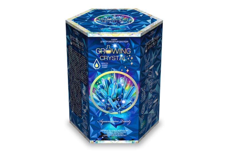 Набір для дослідів GRK-01-01U,02U,03U..08U "GROWING CRYSTAL" в коробці DANKO, фото 4