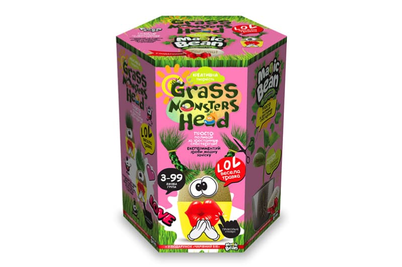 Набір для дослідів GMH-01-01U,02U,03U...08U GRASS MONSTERS HEAD DANKO, фото 7