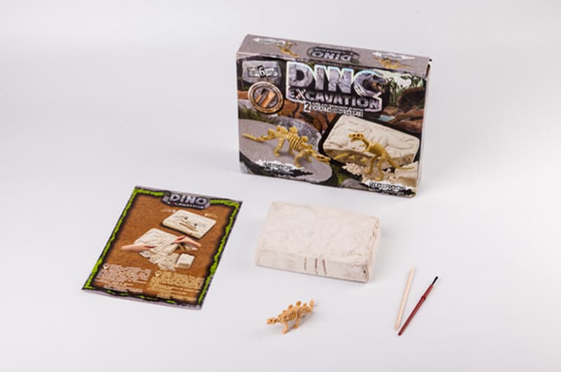 Набір для розкопок DEX-01-04,05,06 "DINO EXCAVATION" динозаври DANKO, фото 5