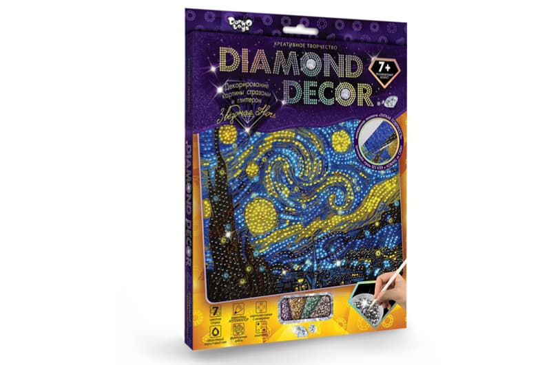 Набір для творчості DD-01-01,02..07,09,10,11 "DIAMOND DECOR" DANKO, фото 10