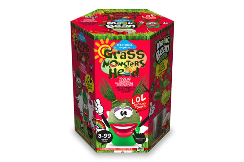 Набір для дослідів GMH-01-01U,02U,03U...08U GRASS MONSTERS HEAD DANKO, фото 9
