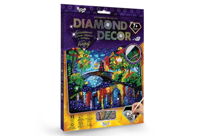 Набір для творчості DD-01-01,02..07,09,10,11 "DIAMOND DECOR" DANKO, фото 9