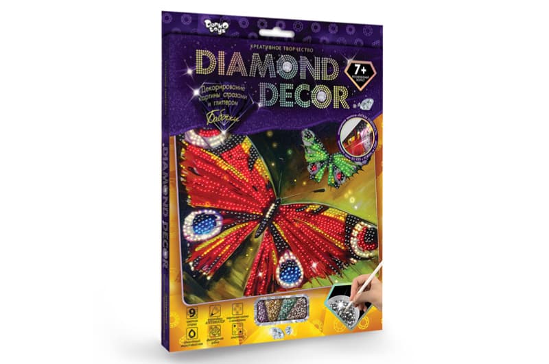 Набір для творчості DD-01-01,02..07,09,10,11 "DIAMOND DECOR" DANKO, фото 7