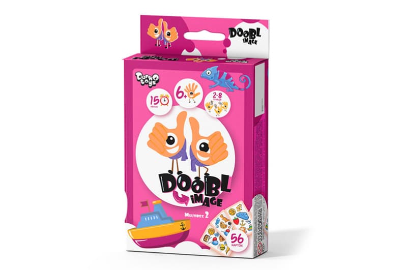 Настільна гра DBI-02-01U,02U,03U,04U "Doobl Image" міні DANKO, фото 2