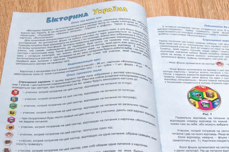 Настільна гра "Вікторина України" ARTOS, фото 4