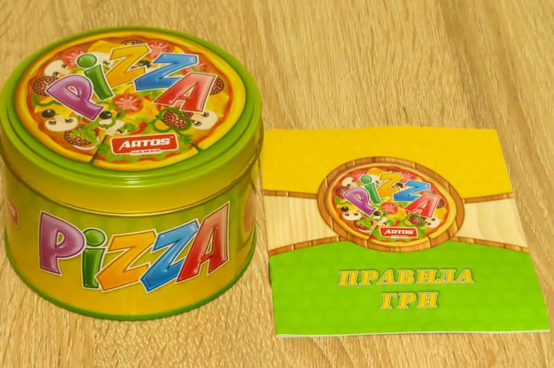 Настільна гра "Піца" в жерстяній банці ARTOS, фото 4