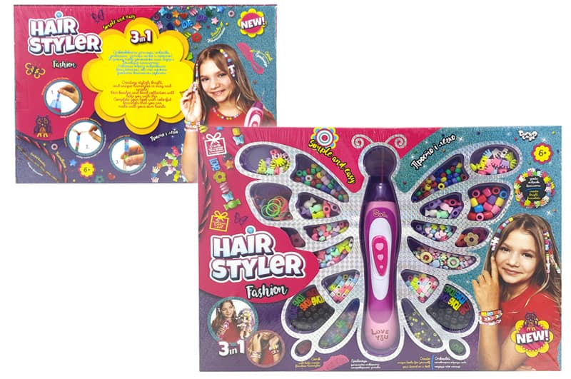 Набір для творчості HS-01-01 "Hair Styler. Fashion" плетення косичок, браслетів DANKO, фото 2