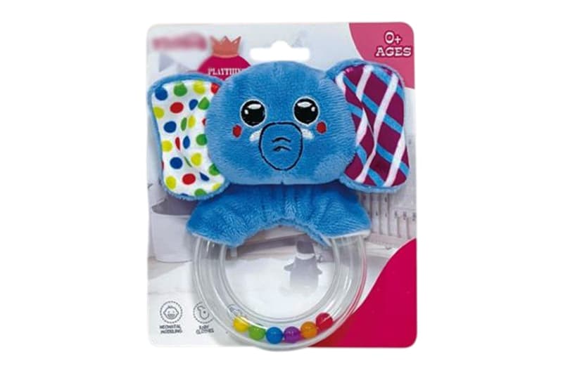 Брязкальце YC8026 "Слоник" на планшеті р.15x12,5x2 см YG Toys