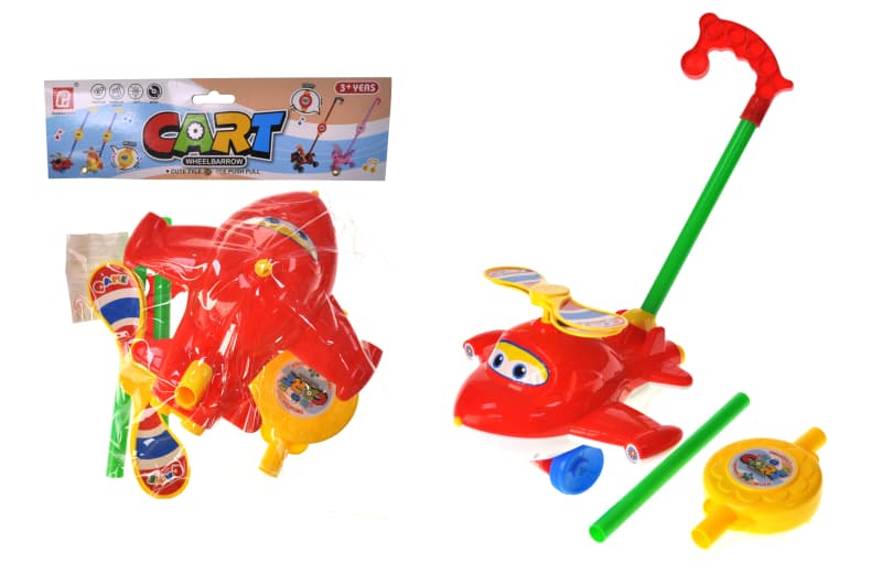Каталка 9921A "Літачок" з музикою і світлом, в кульку р.35*26*15 см YG Toys