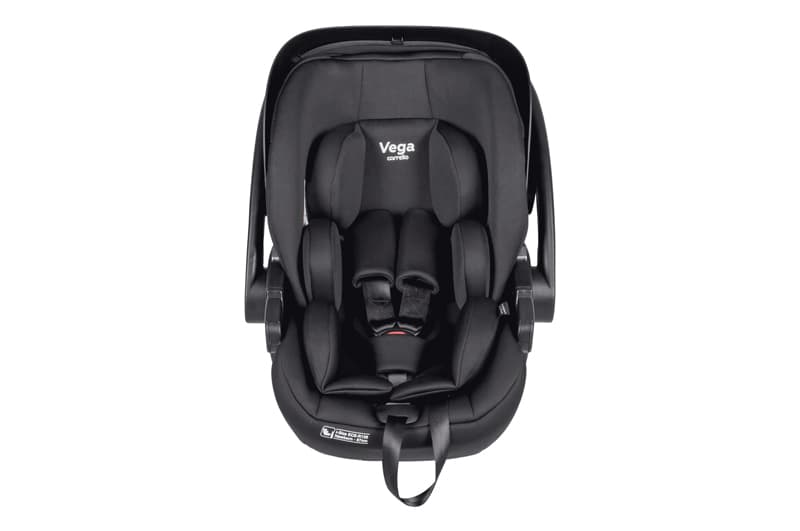 Автокрісло+база Vega CRL-14101/3AY Absolute Black i-Size 40-87см ISOFIX з обертанням CARRELLO, фото 2