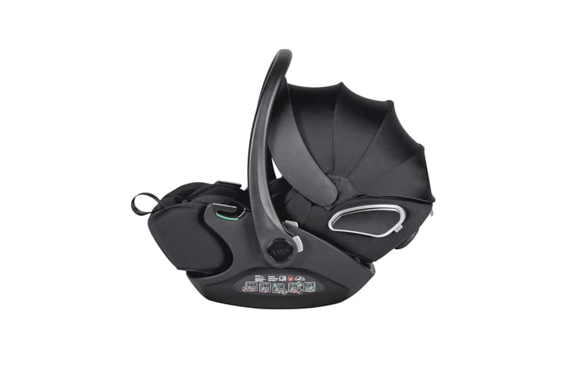 Автокрісло+база Vega CRL-14101/3AY Absolute Black i-Size 40-87см ISOFIX з обертанням CARRELLO, фото 5
