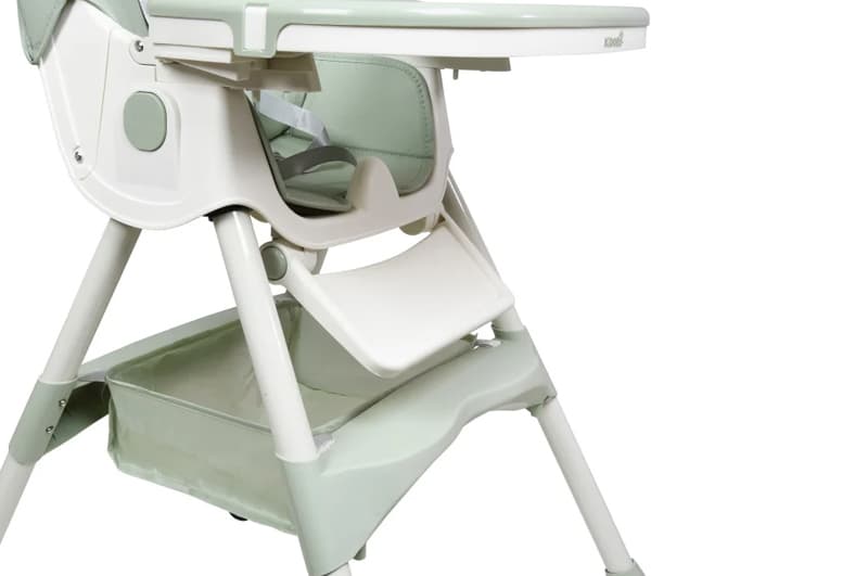 Стільчик для годування Kidoro One (ST-6540) Green, з екошкіри на колесах, у коробці, фото 3