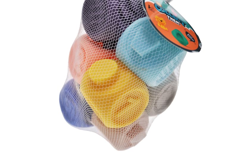 Набір текстурних іграшок YG TOYS CY006, 6 шт., у сітці, фото 2