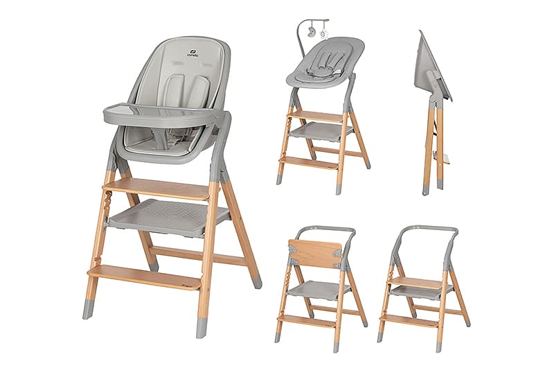Стілець для годування CRL-16701 Nordic Grey “Ergo” сірий CARRELLO