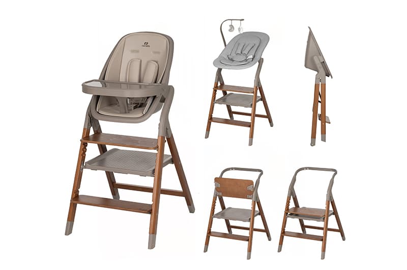 Стілець для годування CRL-16701 Shadow Beige "Ergo" темно-бежевий CARRELLO