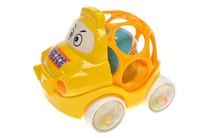 Брязкальце 2829 "Машина" з колесами, в кульку 2829 р.22x17,5 см YG Toys
