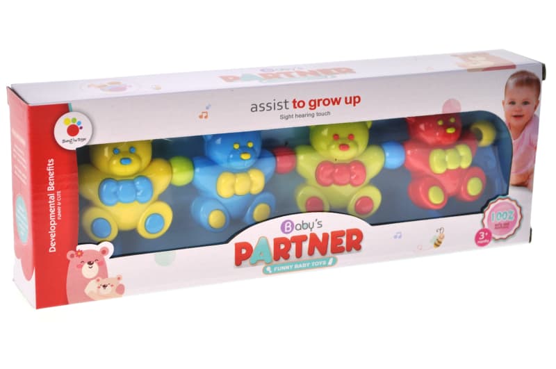 Брязкальце на візок C301-2 "Ведмедики" в коробці р.32,8x11x4,8 см YG Toys