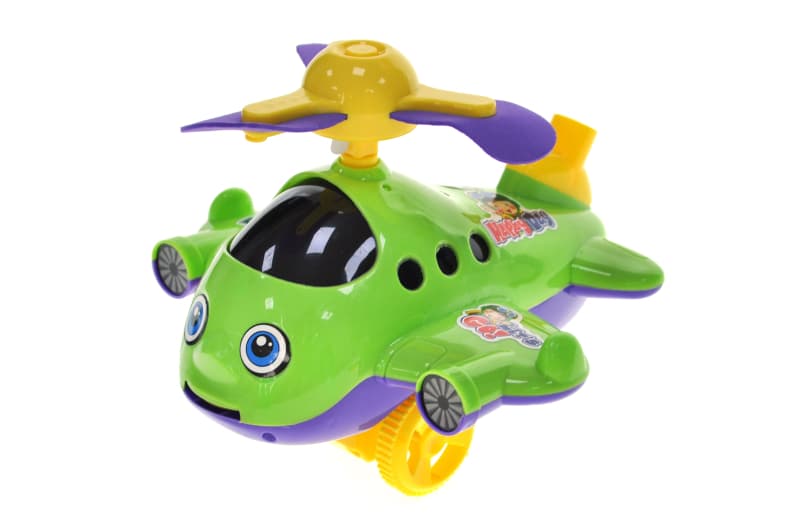 Каталка 9904A "Літачок" з ручкою, в кульку р.18x13,5x17 см YG Toys, фото 3