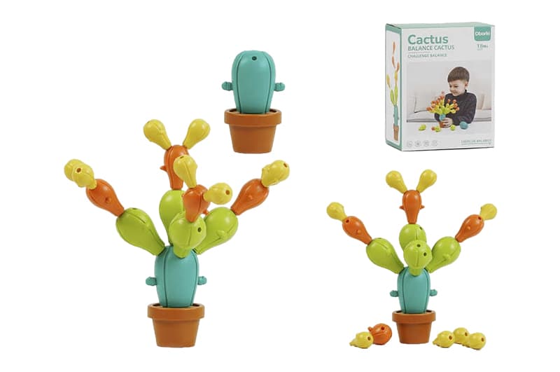 Розвиваюча іграшка XQS2060A "Кактус" монтессорі р.15,5x12x7 см YG Toys