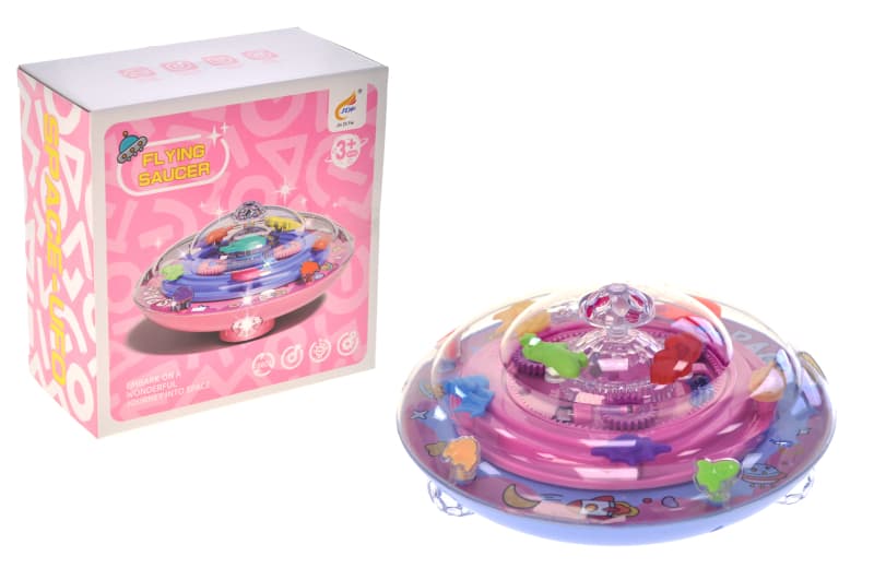 Дзига 6601-1 на батарейках, в коробці YG Toys