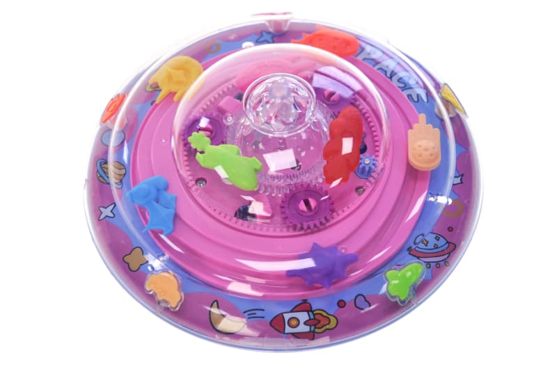 Дзига 6601-1 на батарейках, в коробці YG Toys, фото 2