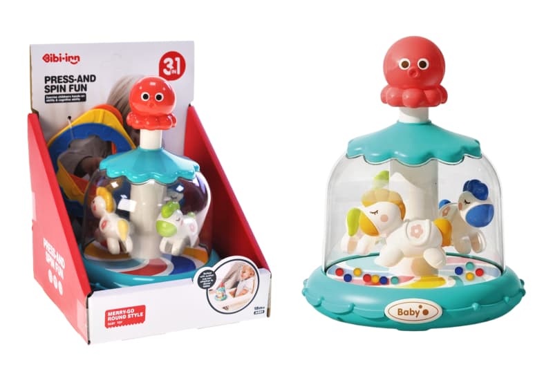 Дзига 6235 в коробці р.13,5x18,5x13,5 см YG Toys
