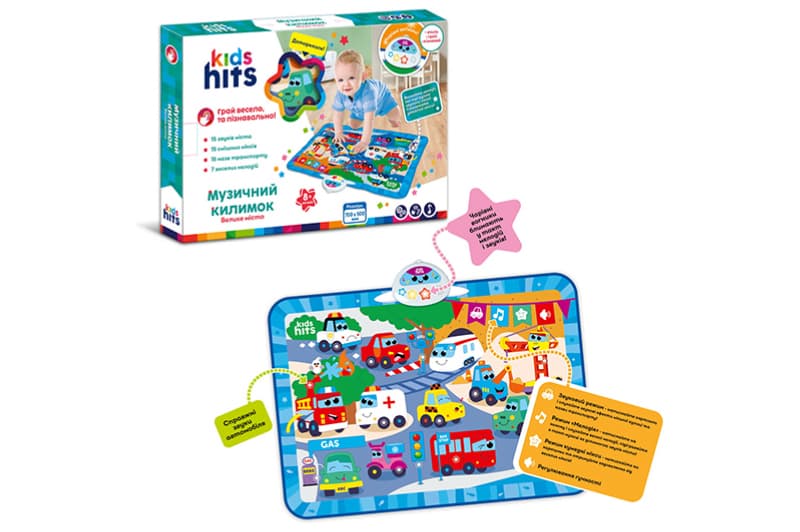 Музичний килимок Kids Hits KH04-004 «Велике місто»