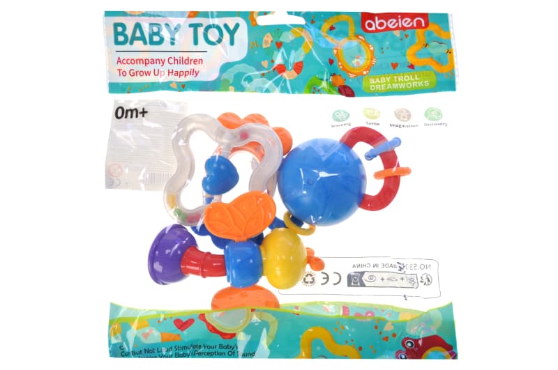 Набір брязкалець 530E в кульку 4 шт. р.27x28 см YG Toys