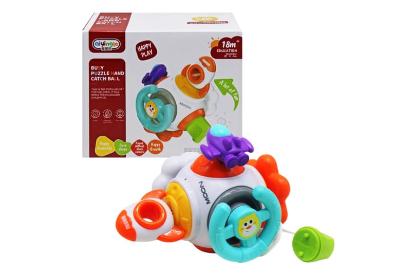 Брязкальце на присосці тактильне 5 в 1 YG Toys 99-17