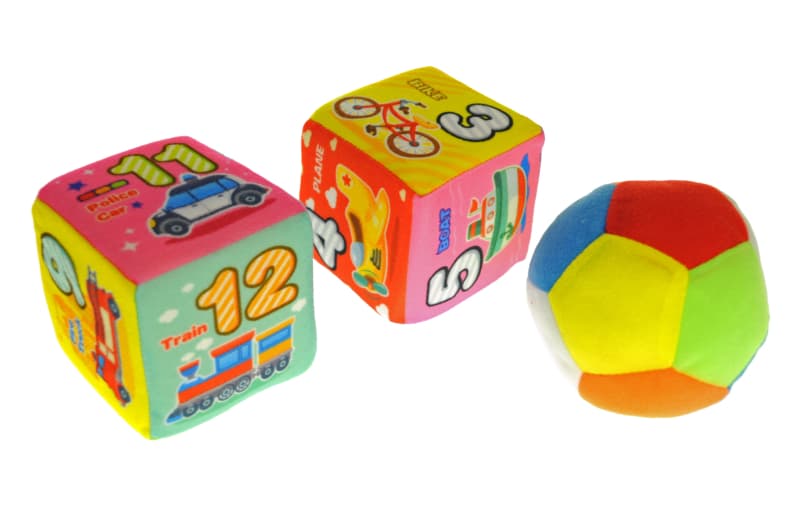 Набір м’яких кубиків YG TOYS у кульці, 3 шт
