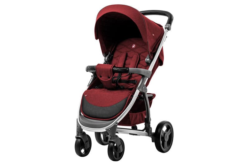 Коляска прогулянкова CRL-8505 "Vista" Ruby Red в льоні CARRELLO