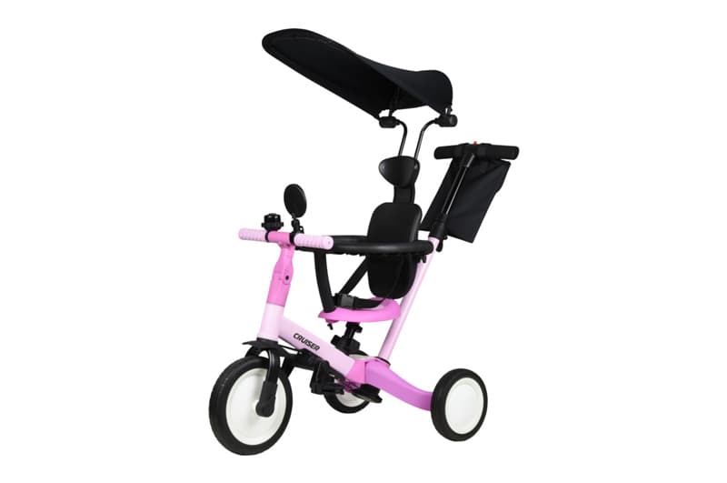 Біговел Tri-cycle 4in1 Cruiser Versa pink трансформер з дашком