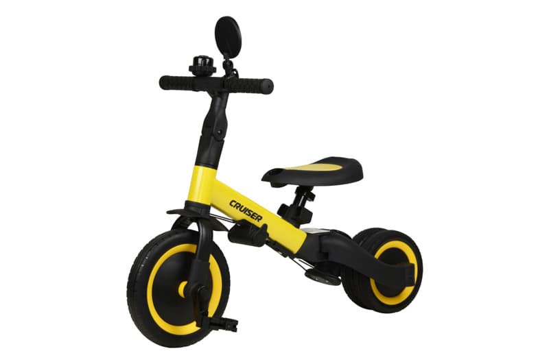 Біговел Tri-cycle 4in1 Cruiser Versa yellow трансформер з дашком, фото 2