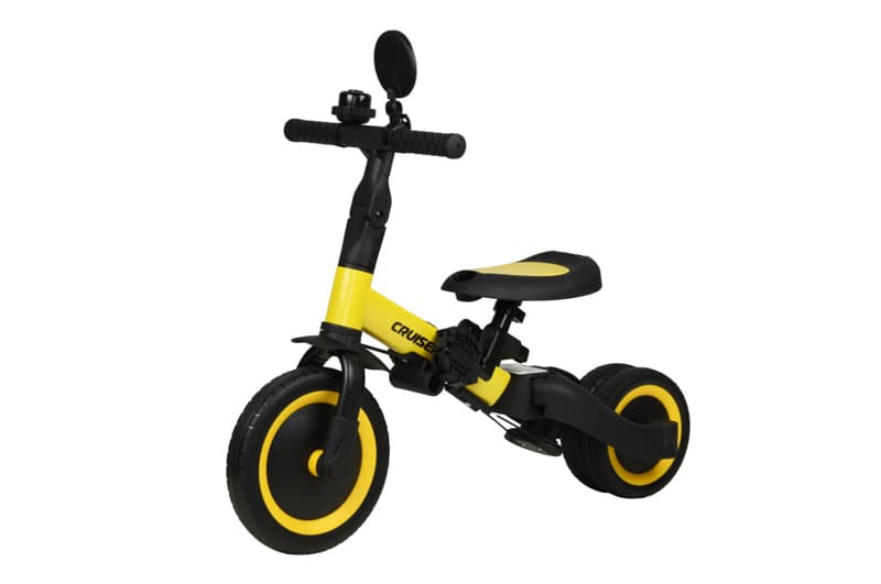 Біговел Tri-cycle 4in1 Cruiser Versa yellow трансформер з дашком, фото 4