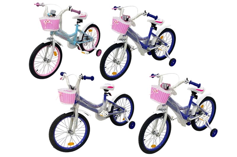 Велосипед дитячий 2-х колісний 18'' 211812 Like2bike Jolly, бузковий/бірюзовий рама сталь, з дзвінком, ручні гальма