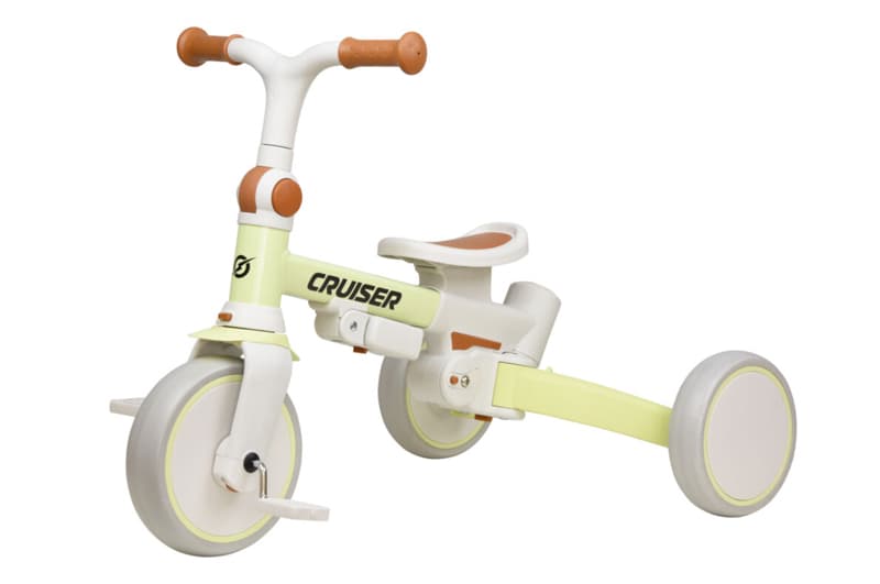 Триколісний біговел 3 в 1 Maraton Tri-cycle Cruiser Milano 001 cream з батьківською ручкою, фото 2