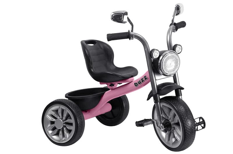 Велосипед триколісний TILLY BUZZ T-325 4 кольори, світиться фара, музика, в коробці, фото 3