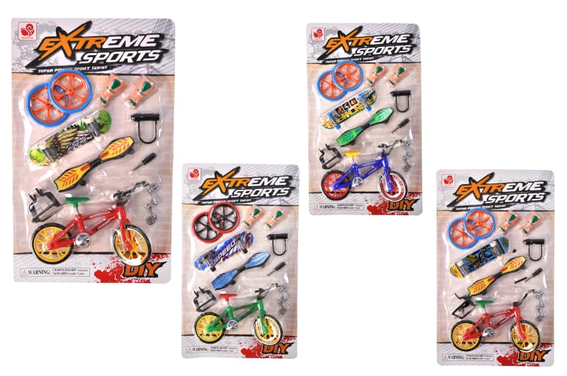 Ігровий набір BX-666A "Fingerboard Skate+BMX" на блістері YG Toys