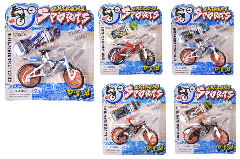 Ігровий набір BX-670A "Fingerboard Skate+BMX" на блістері YG Toys