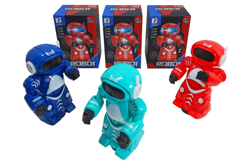 Робот музичний ZR160 3 види зі світлом, в коробці р.12,8х11х19,4 см YG TOYS