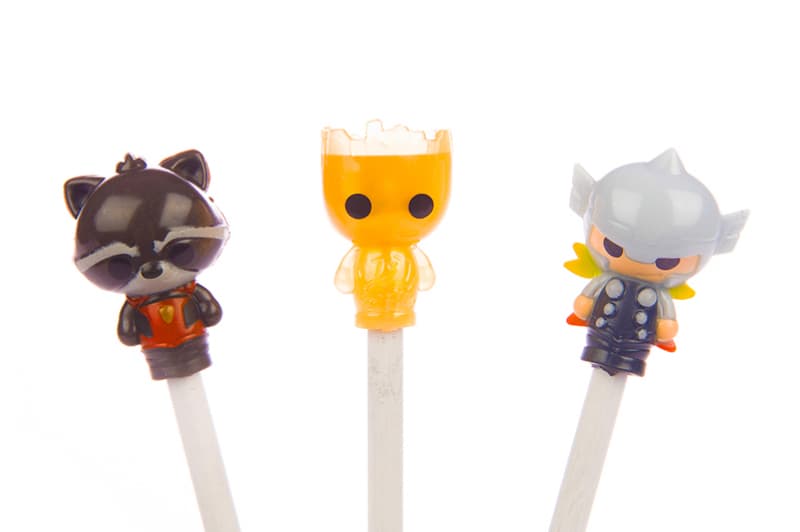 Набір колекційних фігурок-топерів SAMBRO Bop n Tops Marvel, 5 шт., фото 2