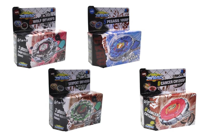 Ігровий набір BB701A "Бейблейд" 4 види, в коробці YG Toys