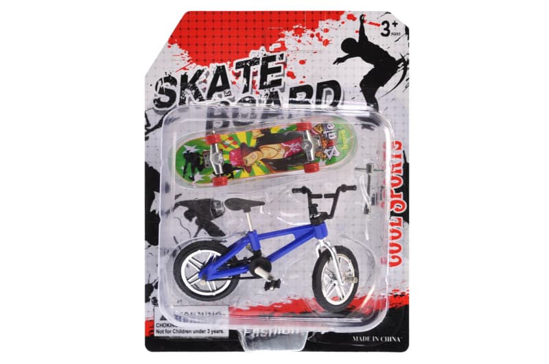 Ігровий набір 2356-33 "Fingerboard Skate+BMX" на блістері р.19x15x4 см YG Toys
