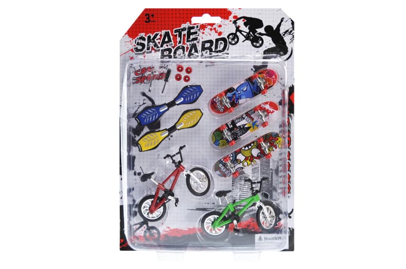 Ігровий набір 2356-34 "Fingerboard Skate+BMX" на блістері р.32x23x4 см YG Toys