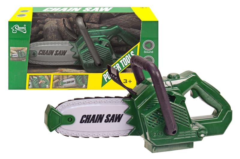 Бензопила T1408(G) з імітацією звуку в коробці р.23,5x10,5x33 см YG Toys