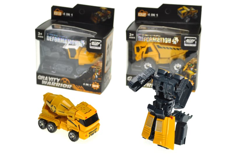 Трансформер HF9989-12 4 види, в коробці р.12х10,5х6 см YG TOYS